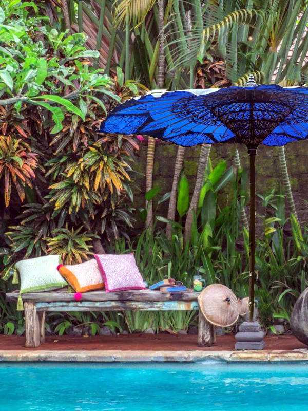 blue backyard parasol