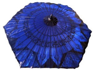 blue umbrella