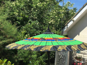 eight foot large balanese umbrella