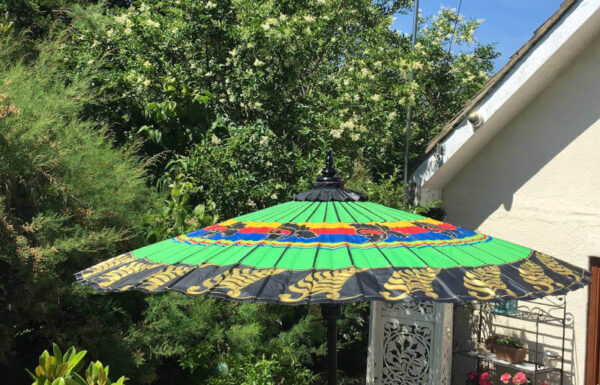 eight foot large balanese umbrella