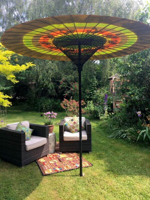 eight foot large umbrella rainbow 3