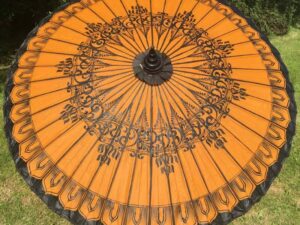 eight foot large umbrella tangerine dream 1