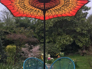 hexagonal umbrella norfolk dawn east london company