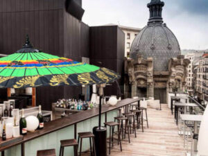 italian roof terrace umbrella