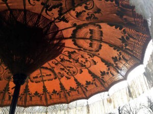 oriental garden parasol