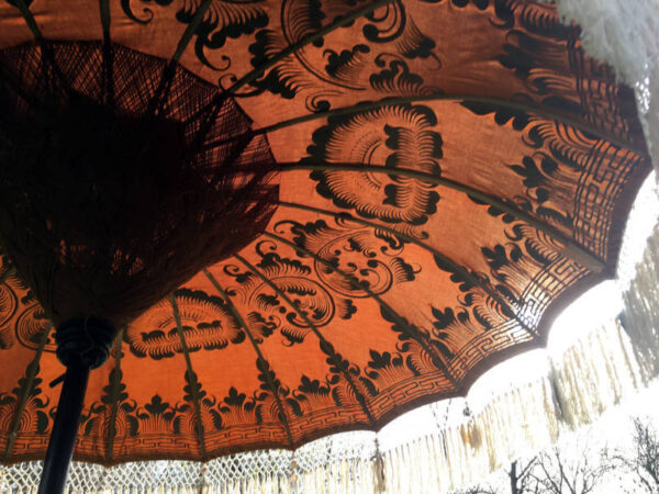oriental garden parasol
