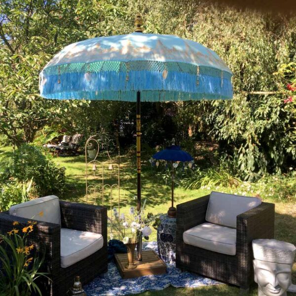 paradise island collection oriental umbrella turquoise sky 1
