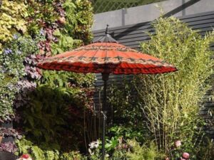 Vertical garden umbrella