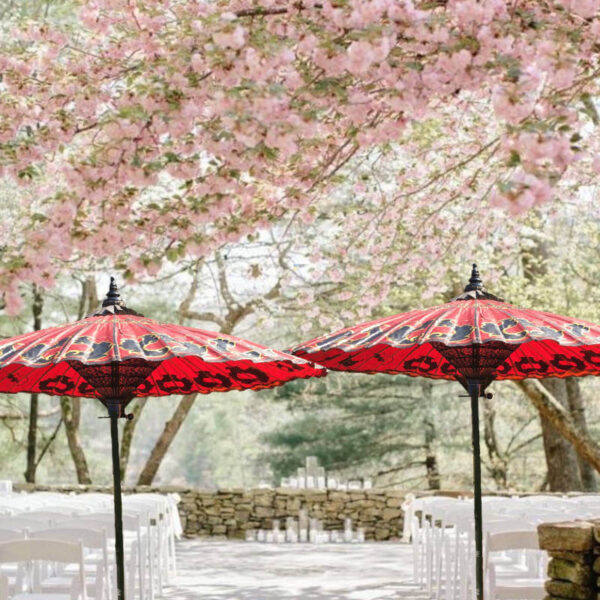 wedding reception umbrella ideas