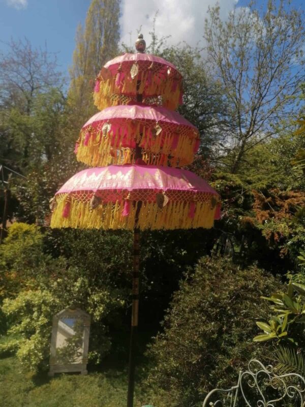 backyard pink umbrella 2