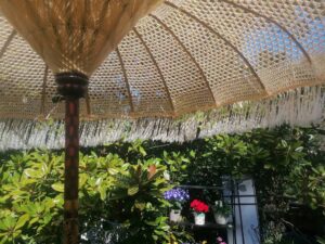 english garden parasol